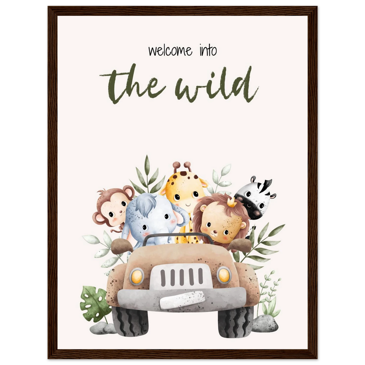 Welcome into the wild - Poster - Arthena