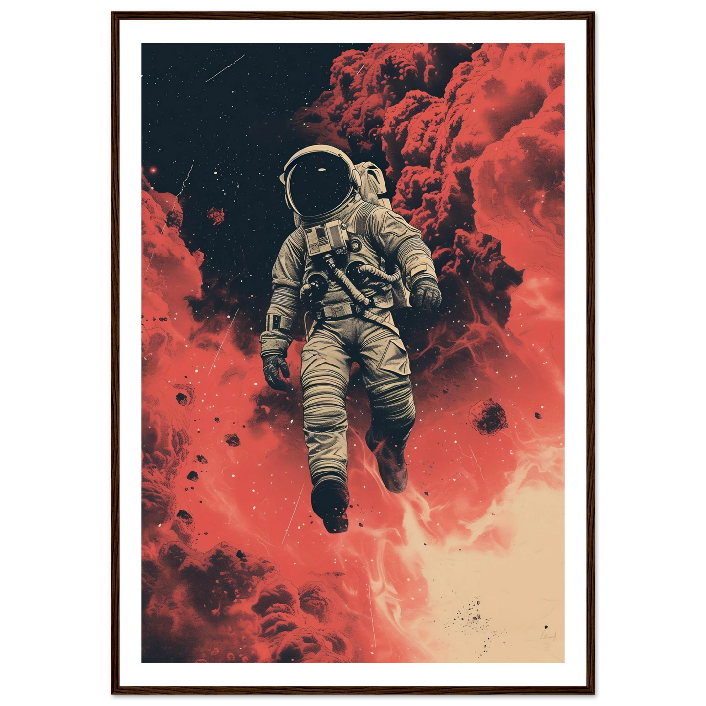 Scarlet Skies The Astronaut - Poster - Arthena