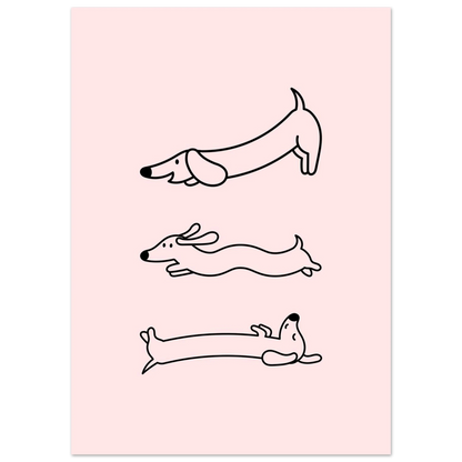 Happy Wienerdog - Poster - Arthena