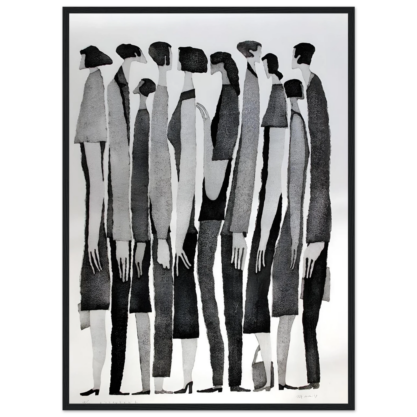 Silent Crowd - Poster - Arthena