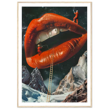 Lip Construction - Poster - Arthena