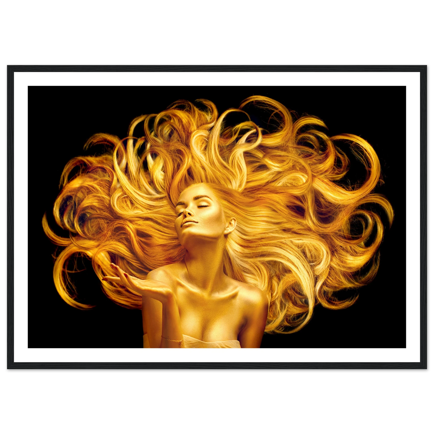 Golden Flow - Poster - Arthena