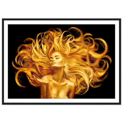 Golden Flow - Poster - Arthena