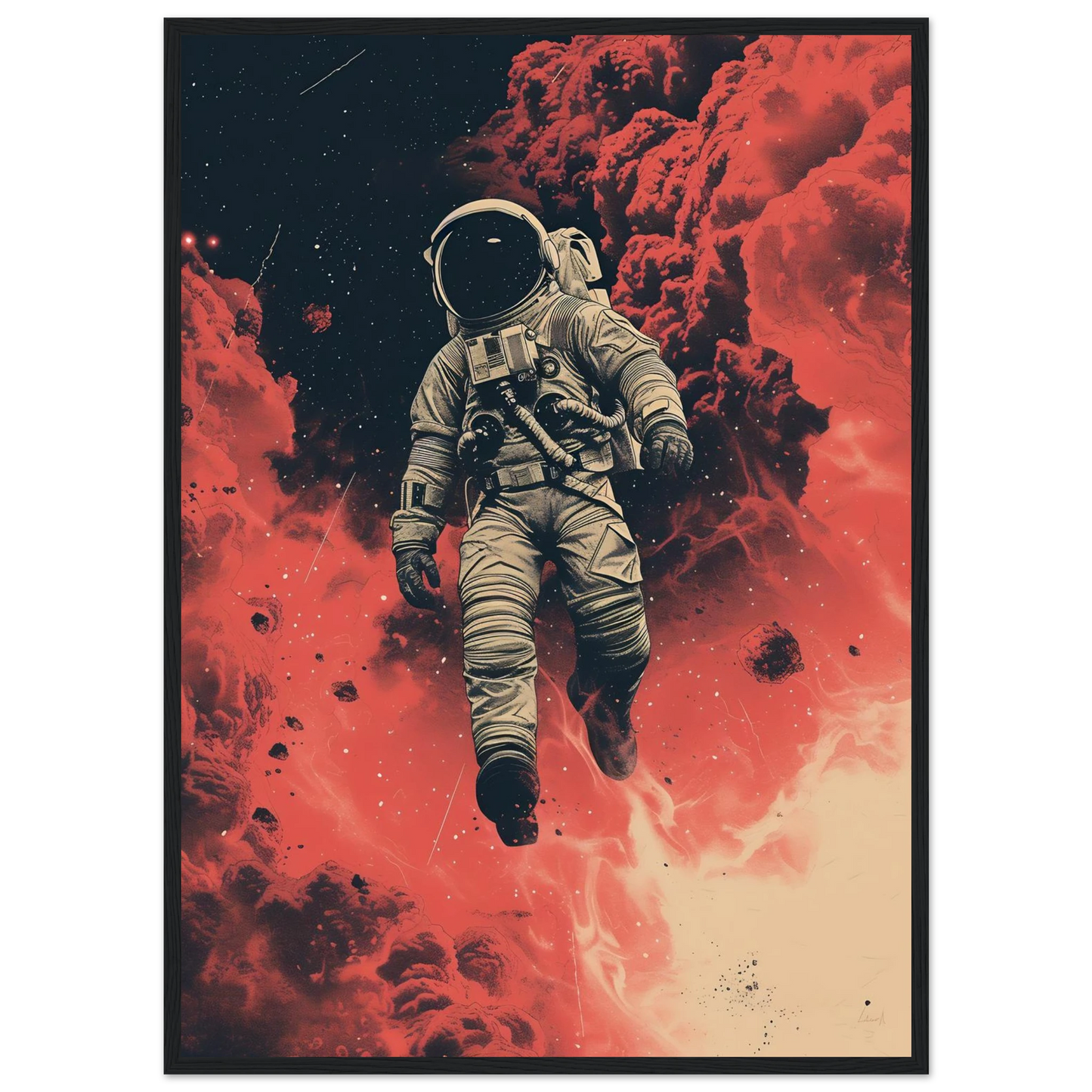 Scarlet Skies The Astronaut - Poster - Arthena