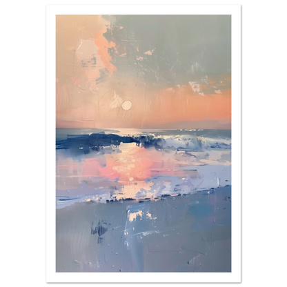Ocean Whispers at Dusk - Arthena