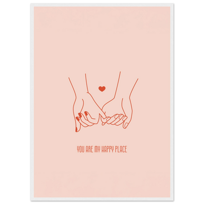 You are my happy place - Poster - Arthena