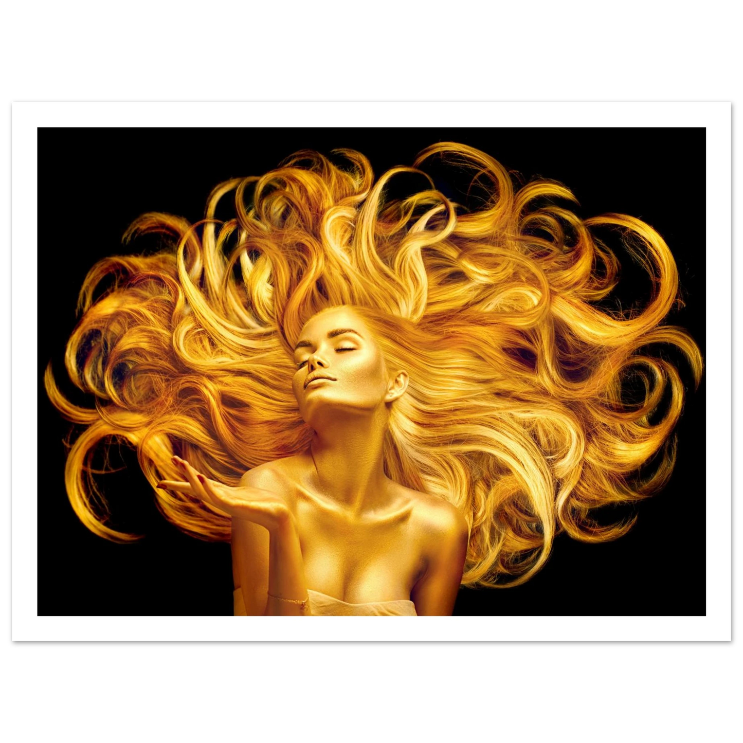 Golden Flow - Poster - Arthena