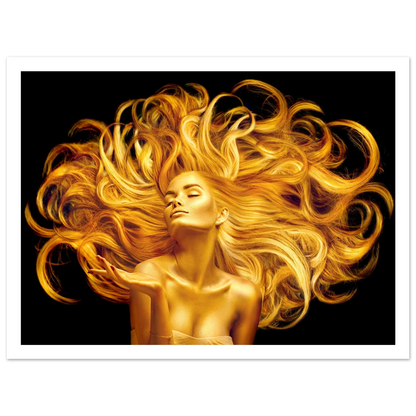 Golden Flow - Poster - Arthena