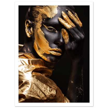 Eclipsed in gold - Poster - Arthena