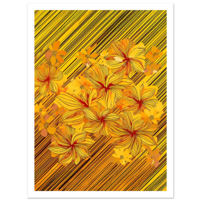 Golden Blossoms - Poster - Arthena