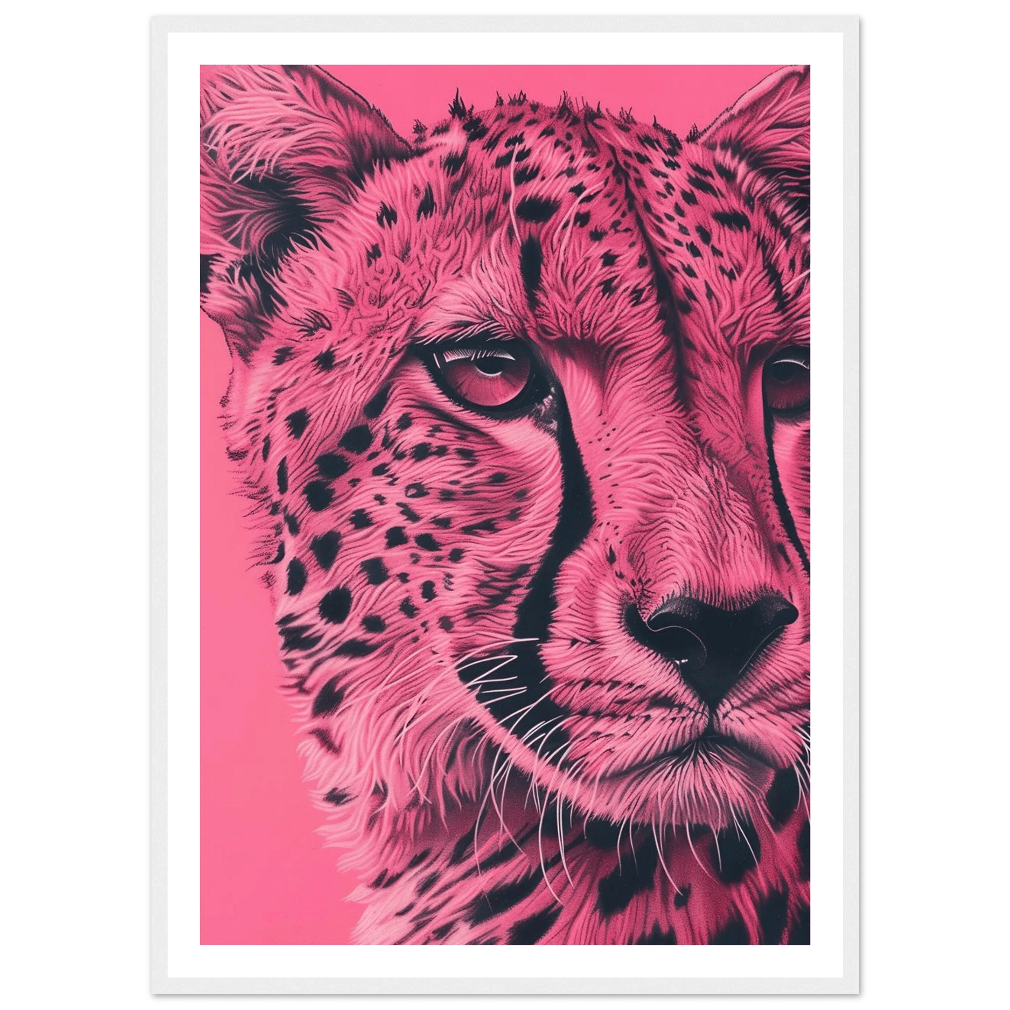 A Pink Cheetah - Poster - Arthena