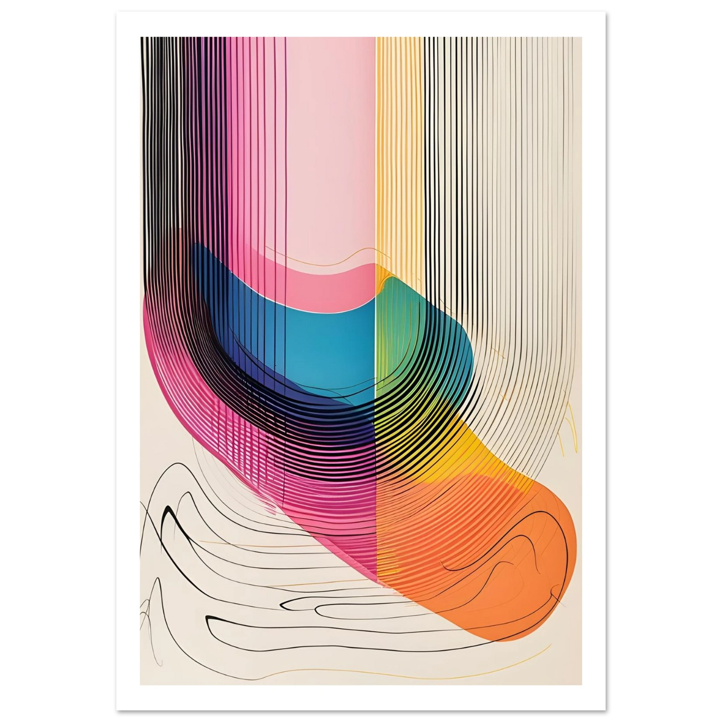 Vibrations of Color - Poster - Arthena