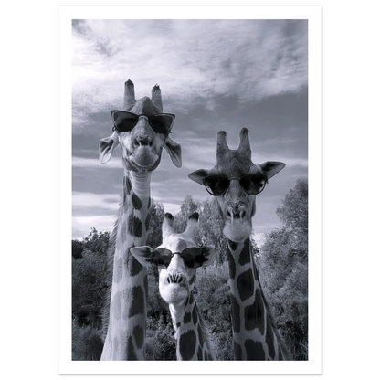 A Sunny Day to be a Giraffe - Poster - Arthena