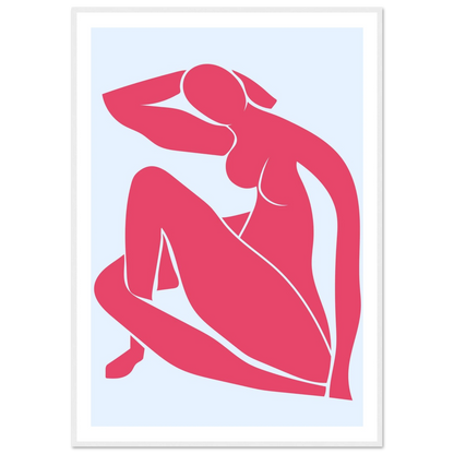 Body Positivity in Red - Poster - Arthena