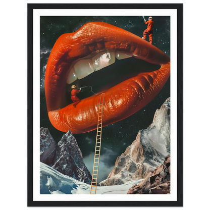 Lip Construction - Poster - Arthena