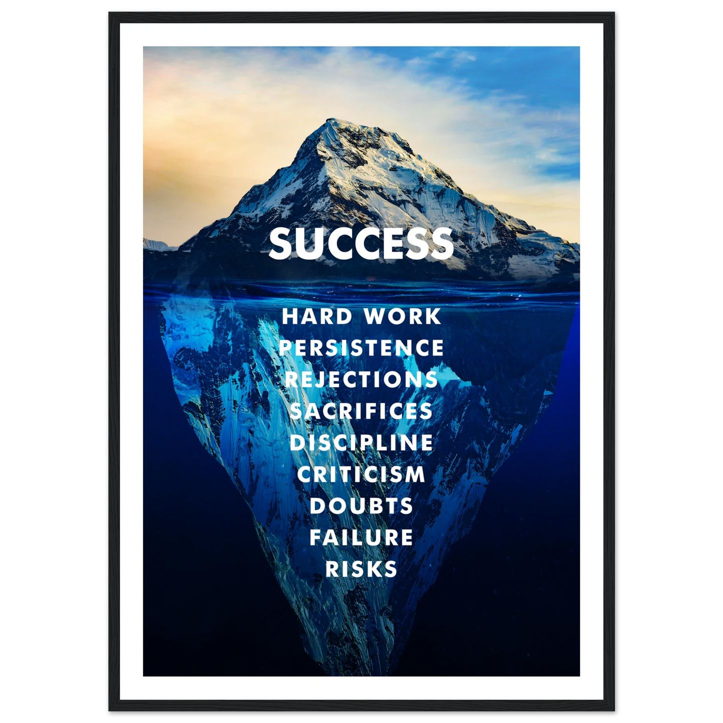 The Iceberg of Success - Poster - Arthena
