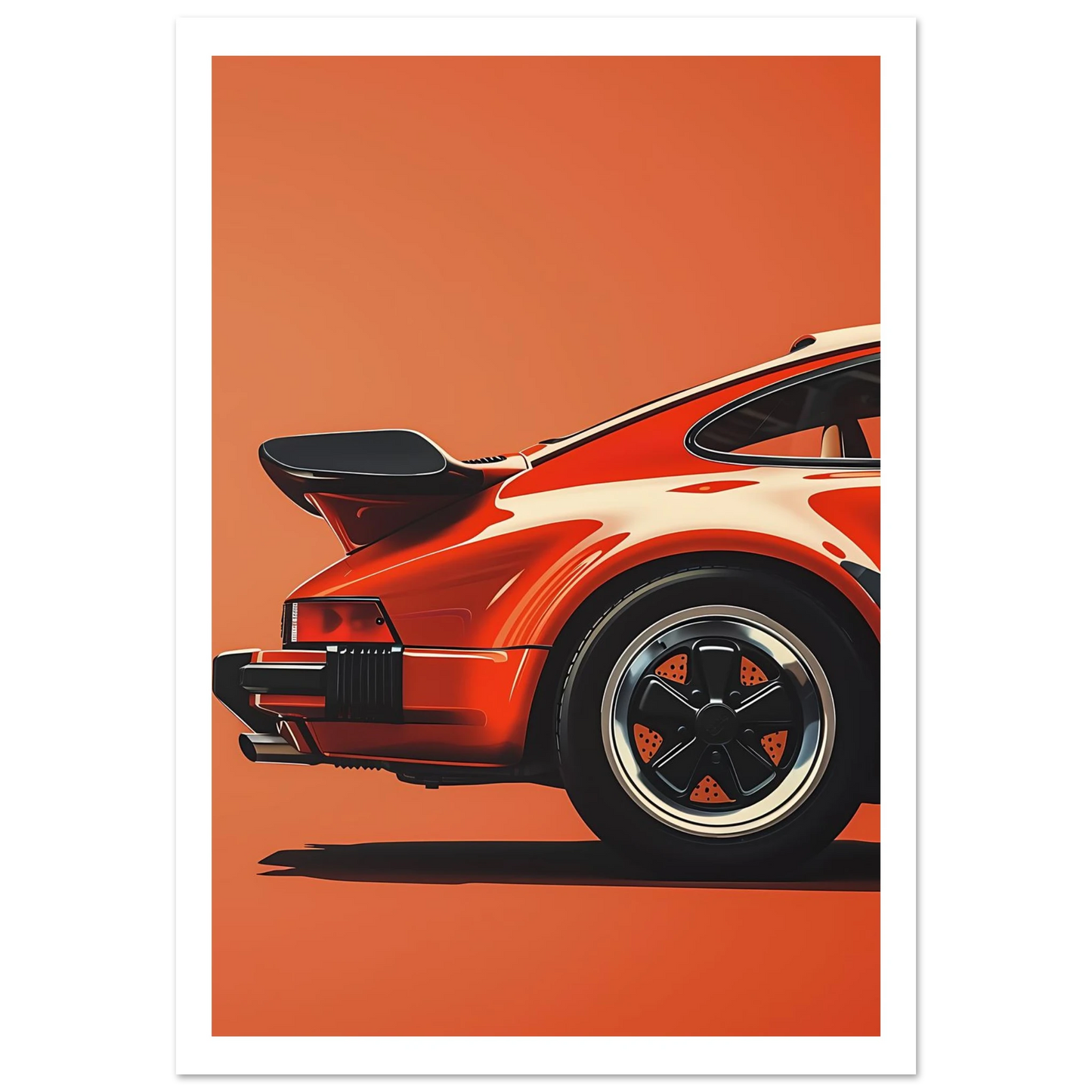 Retro Car - Poster - Arthena