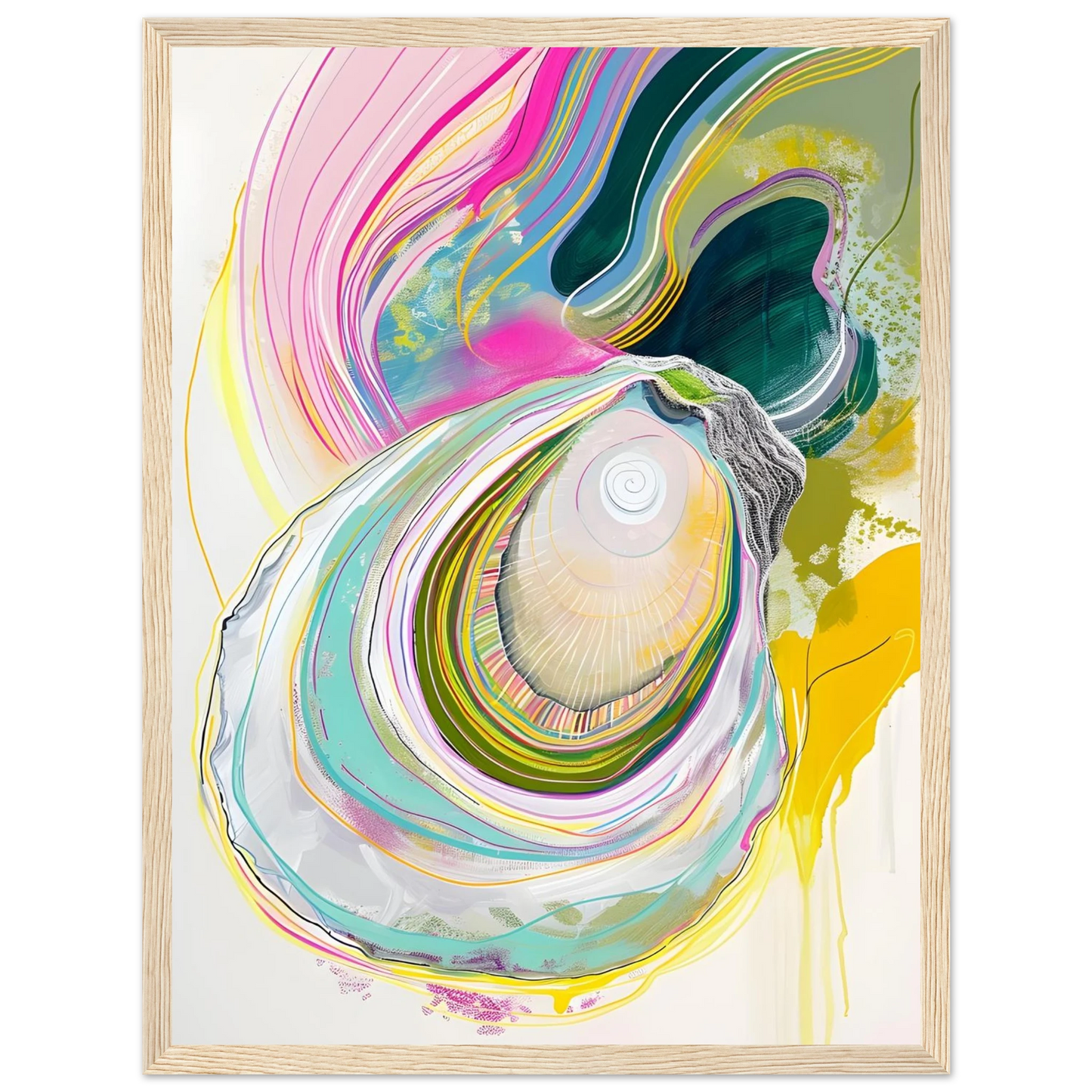 Colorful Oyster - Poster - Arthena