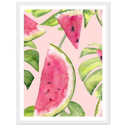 Watermelon Slices - Poster - Arthena