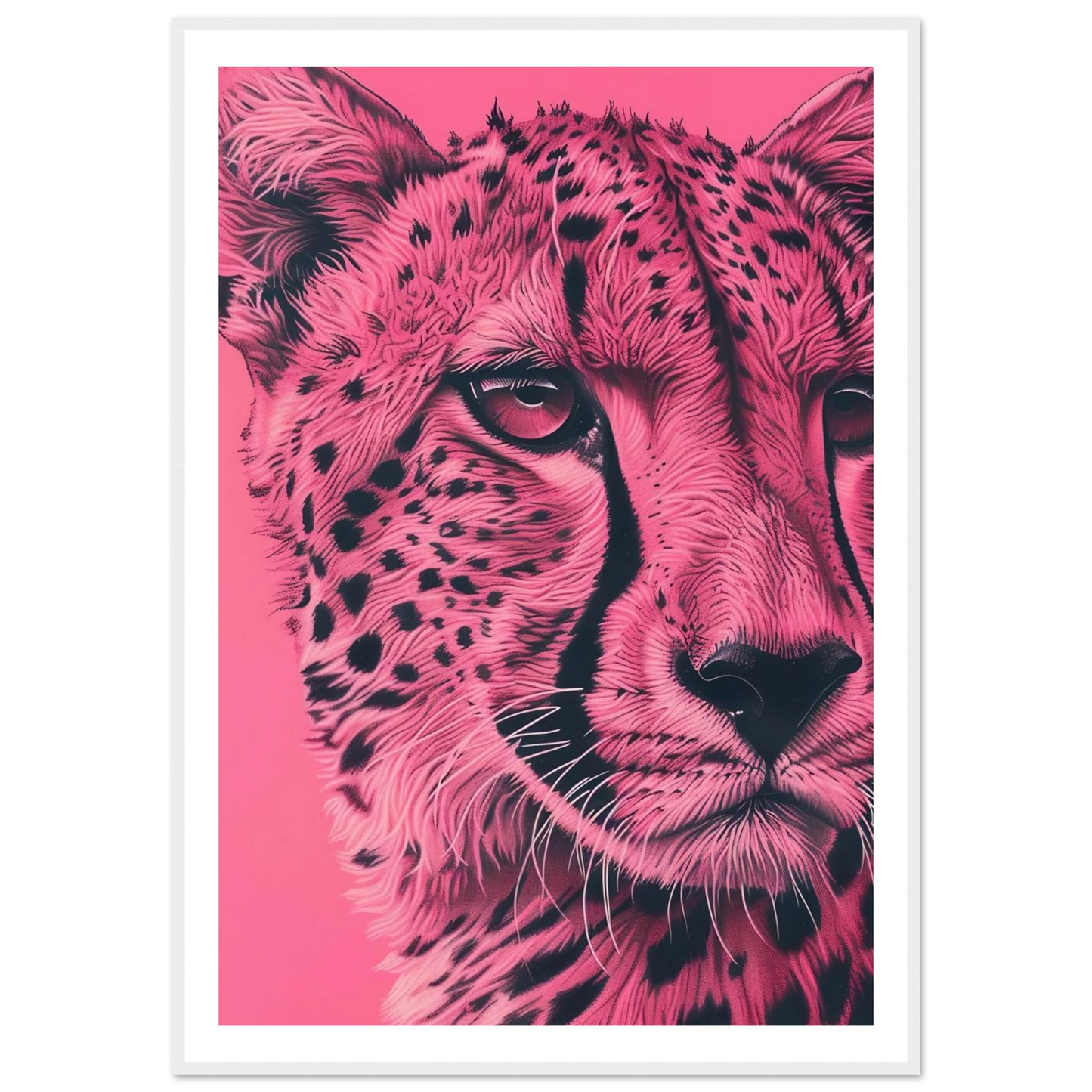 A Pink Cheetah - Poster - Arthena