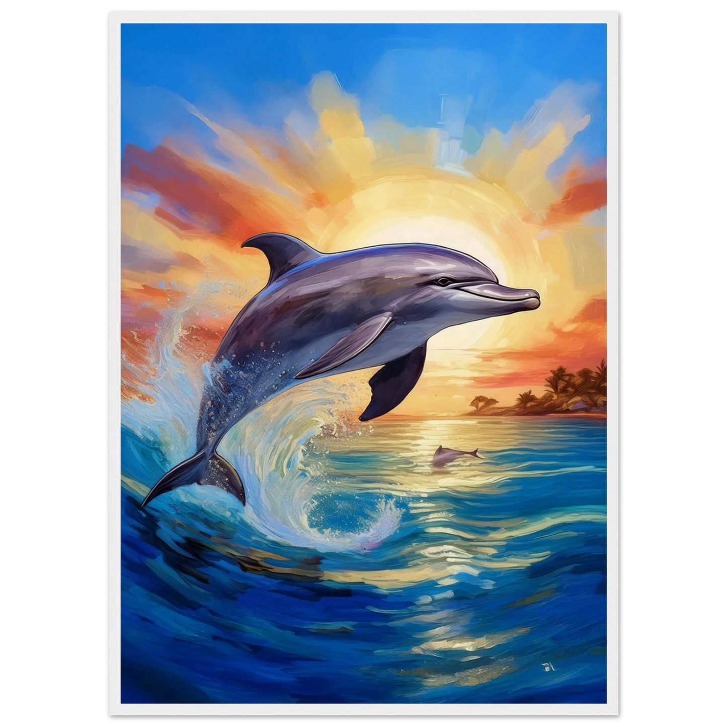 Happy Dolphine - Poster - Arthena