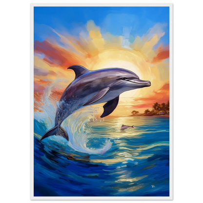Happy Dolphine - Poster - Arthena