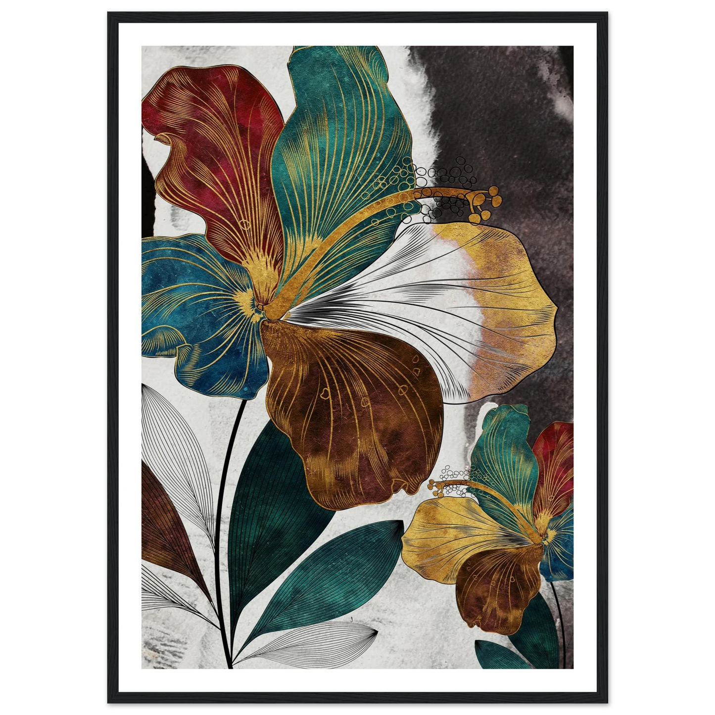 Golden Bloom Symphony - Poster - Arthena
