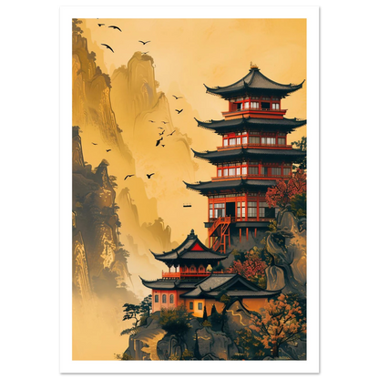 Temple of Tranquility - Poster - Arthena