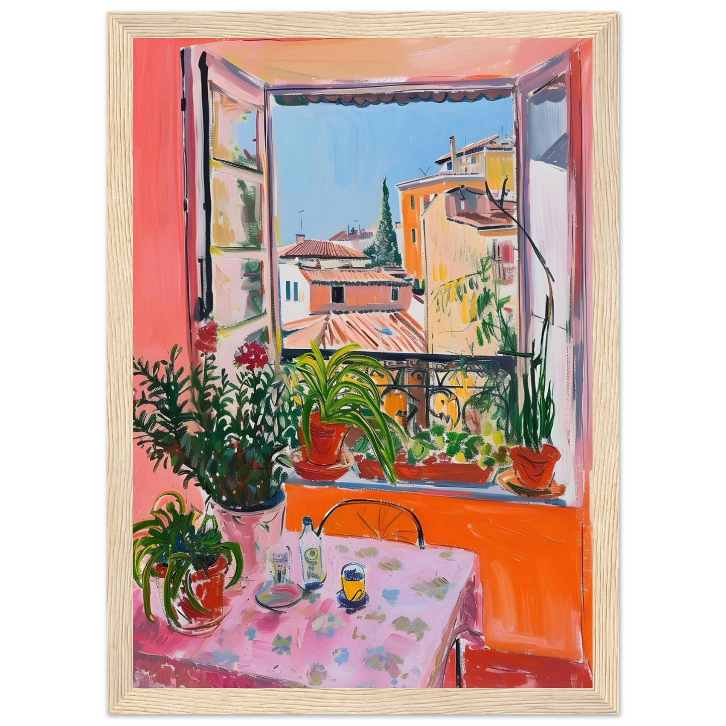 Sunny Window View - Poster - Arthena