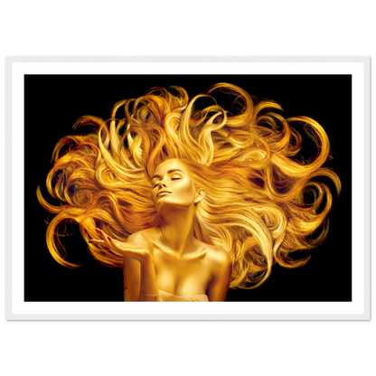 Golden Flow - Poster - Arthena