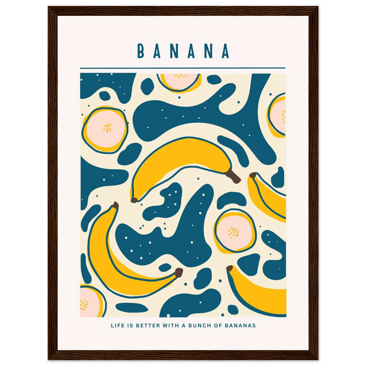 Life is better with banana - Poster - Arthena