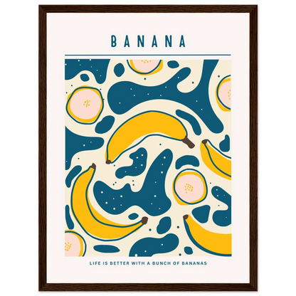 Life is better with banana - Poster - Arthena