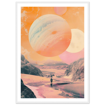 Lost Wanderer Beneath Alien Suns - Poster - Arthena