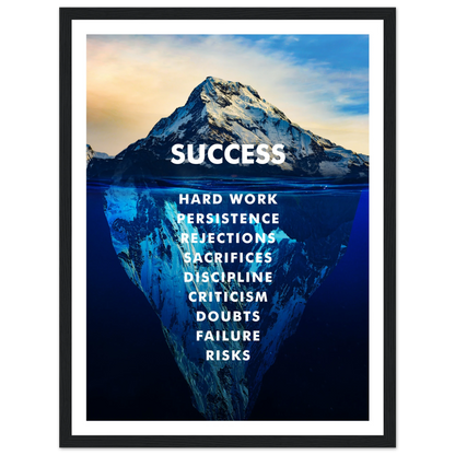 The Iceberg of Success - Poster - Arthena