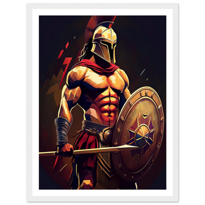 Spartan Warrior - Poster - Arthena