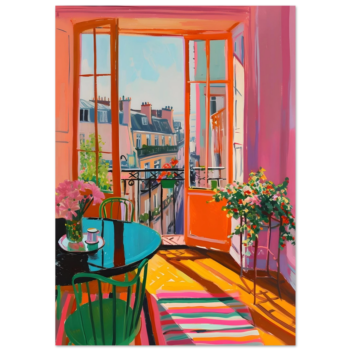 Parisian Morning View - Poster - Arthena
