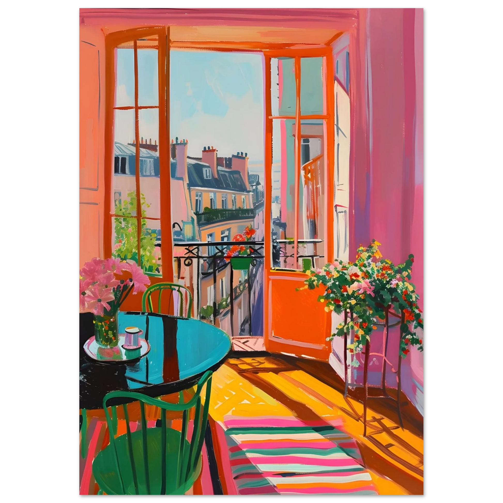 Parisian Morning View - Poster - Arthena