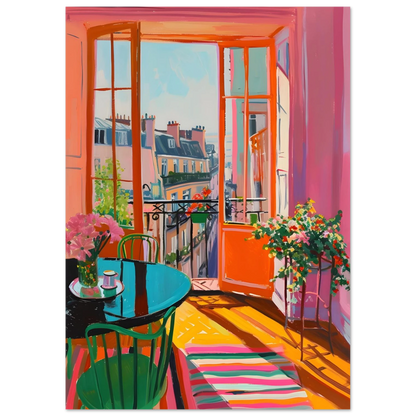 Parisian Morning View - Poster - Arthena