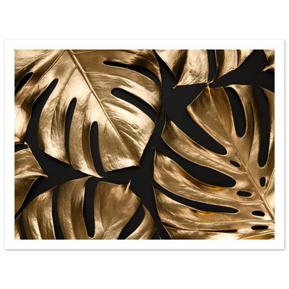 Monstera Luxe - Poster - Arthena