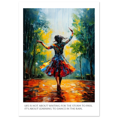 Dance in the color storm - Poster - Arthena