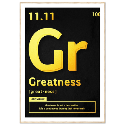 Greatness - Poster - Arthena