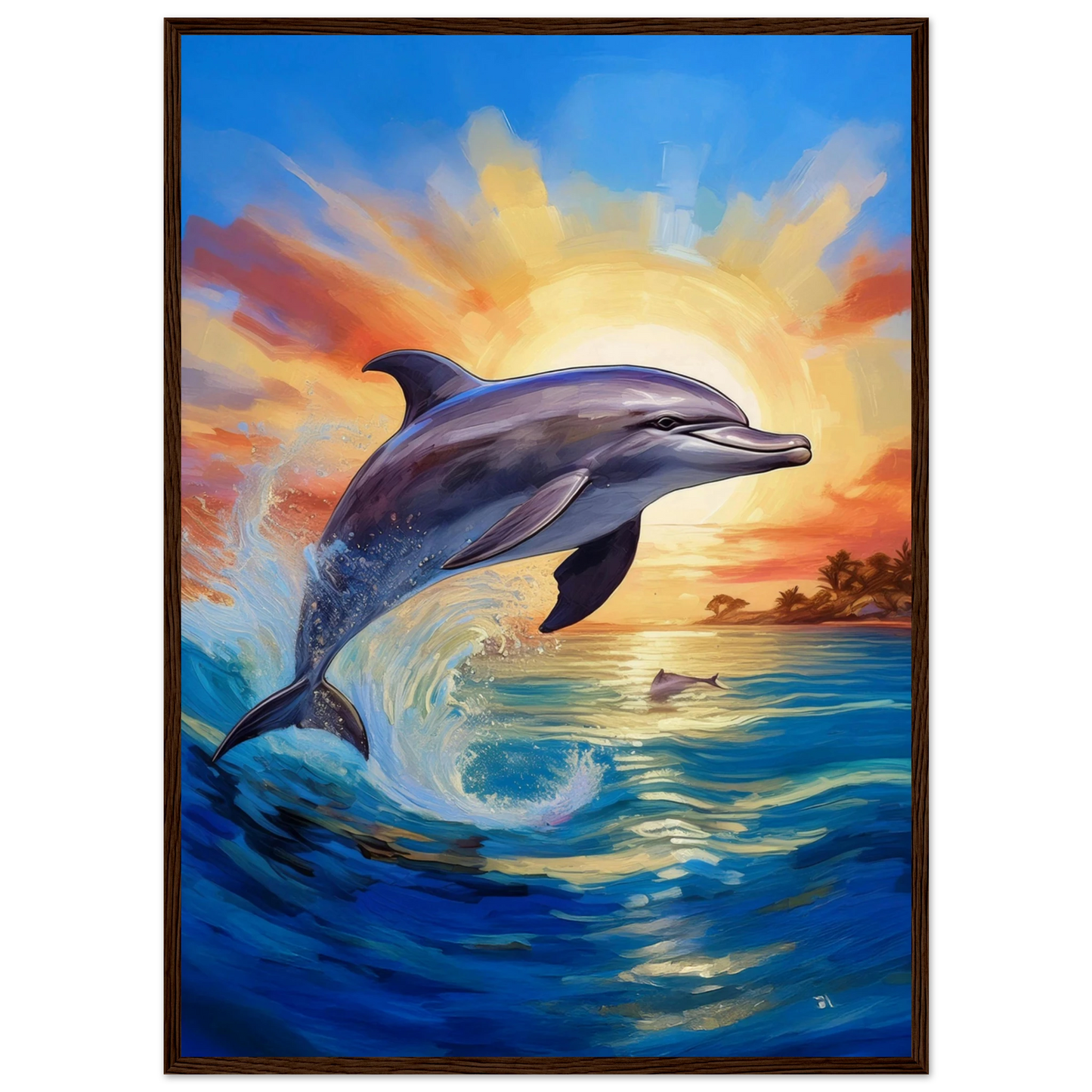 Happy Dolphine - Poster - Arthena