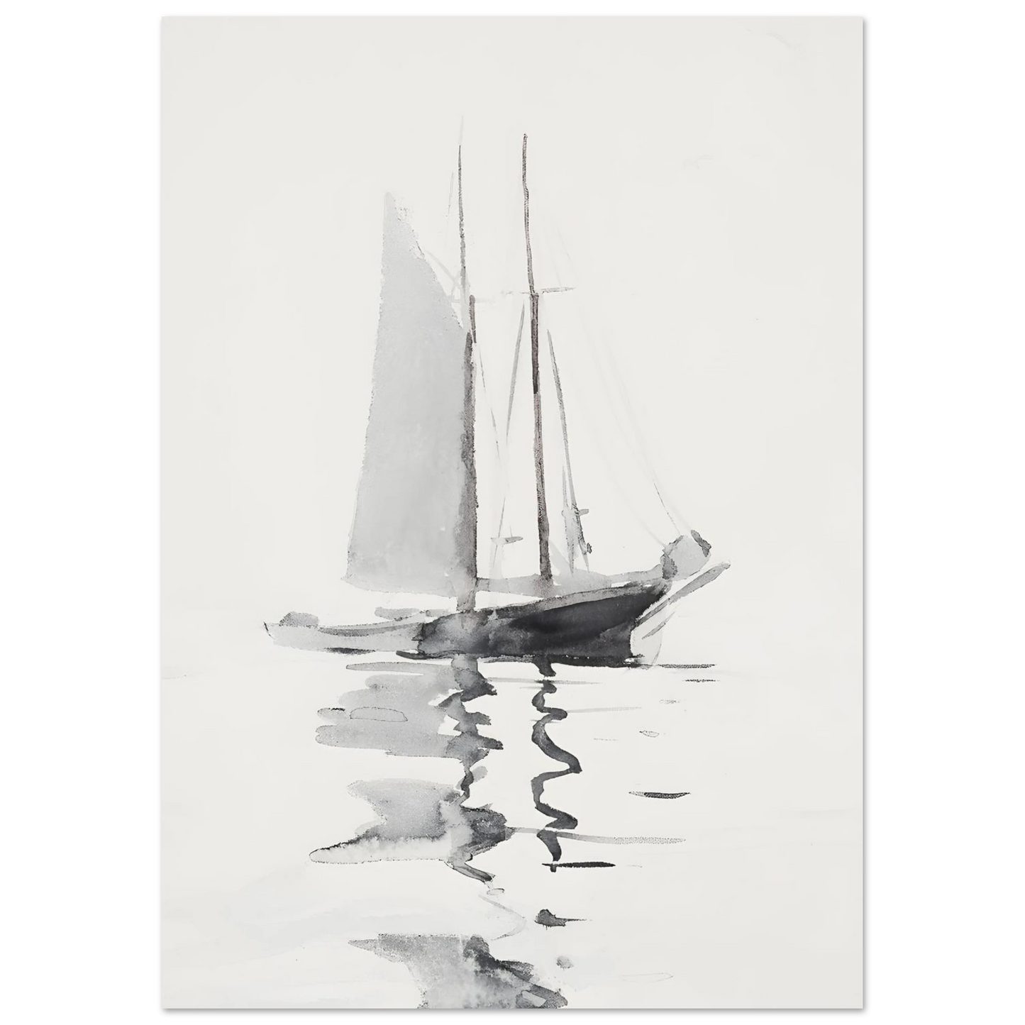 Abstract boat - Poster - Arthena