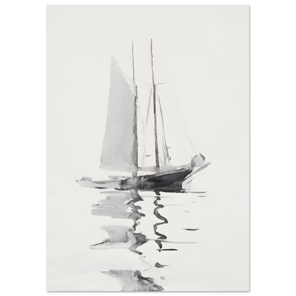 Abstract boat - Poster - Arthena