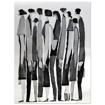 Silent Crowd - Poster - Arthena