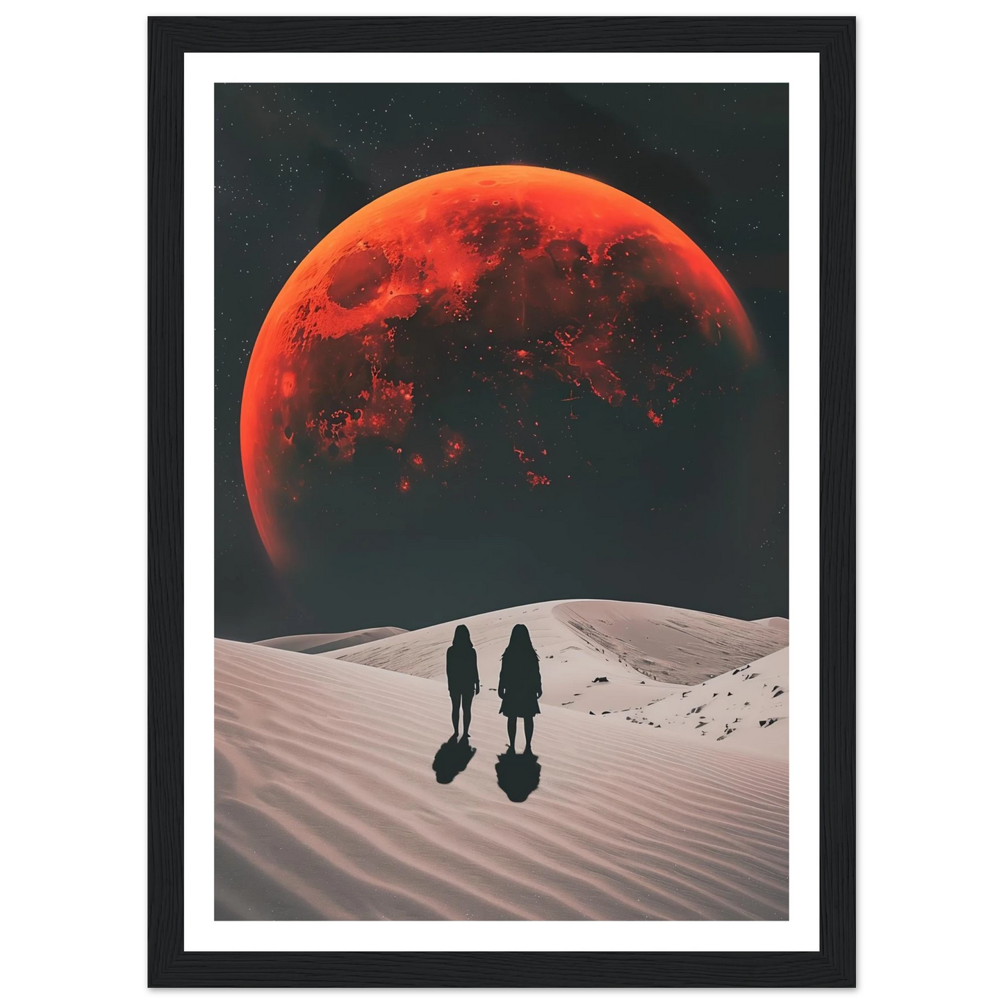 Two Gazes Towards the Unknown - Poster - Arthena