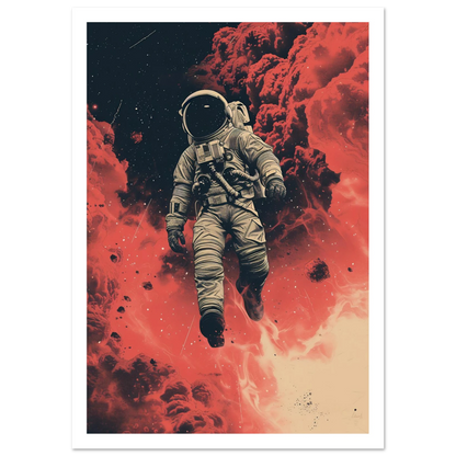 Scarlet Skies The Astronaut - Poster - Arthena