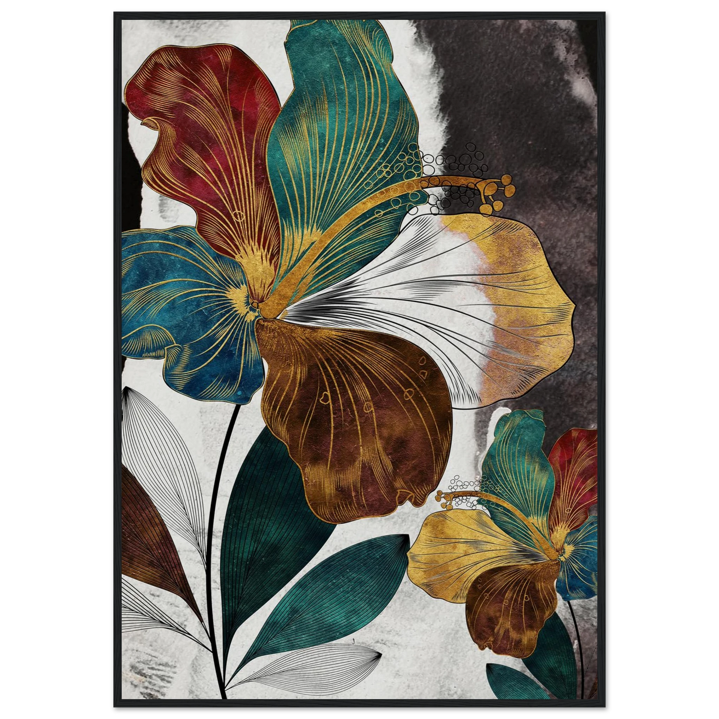 Golden Bloom Symphony - Poster - Arthena