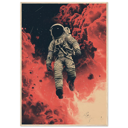 Scarlet Skies The Astronaut - Poster - Arthena