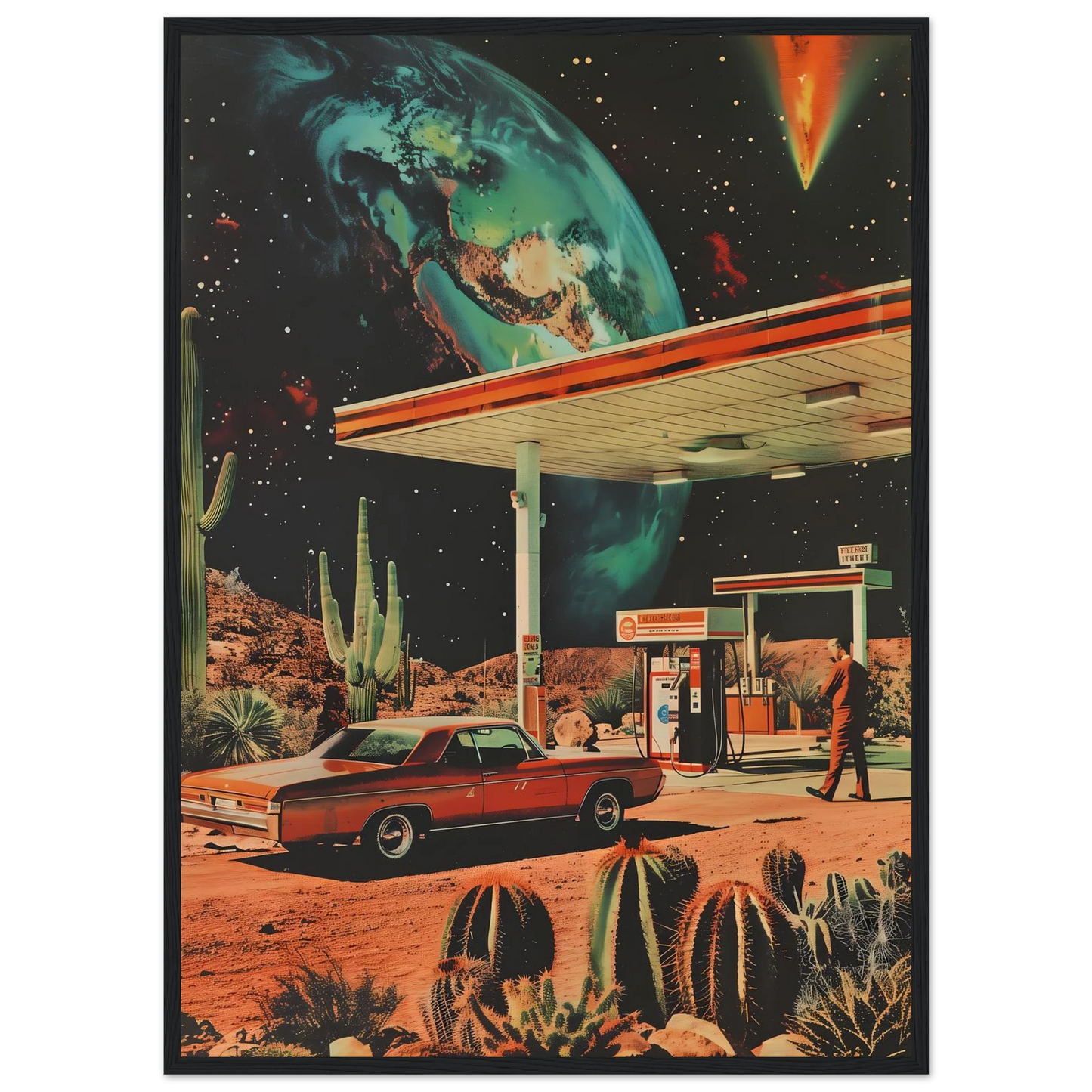 Interstellar Pit Stop - Poster - Arthena